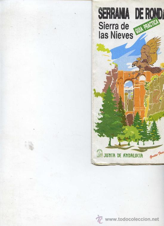 Travel Brochures: SERRANIA DE RONDA - SIERRA DE LAS NIEVES