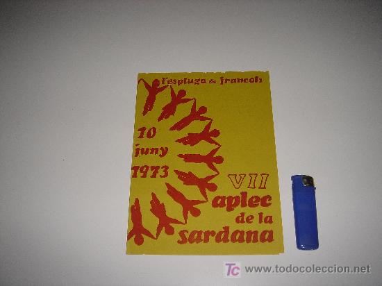Brochures de tourisme: X Ciudad pubilla de la sardana 1973