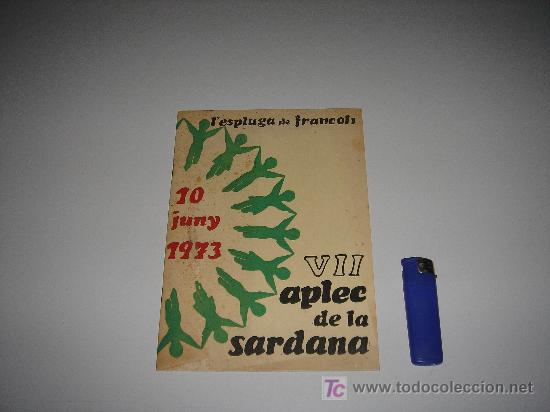 Tourismusbrosch&uuml;ren: VII aplec de la sardana  de l'espluga de francol&iacute;