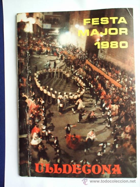 Folletos de turismo: PROGRAMA DE FIESTAS 1980 ,ULLDECONA, - Foto 1
