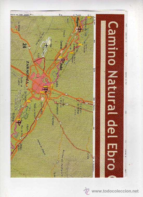 Tourismusbrosch&uuml;ren: MAPA CAMINO NATURAL DEL EBRO GR 99 &middot; fasc&iacute;culo n&ordm;4 (alag&oacute;n-caspe)