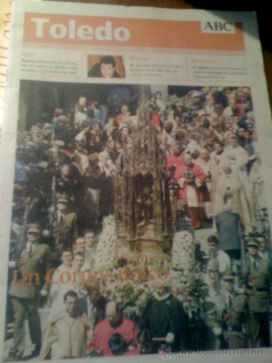 Brochures de tourisme: Corpus Christi de Toledo. Monogr&aacute;fico de diario ABC. 7 de Junio de 2009. 40 p&aacute;ginas.