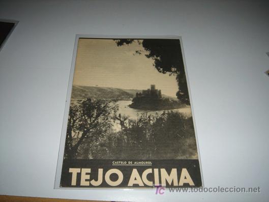 Brochures de tourisme: folleto de tejo acima a&ntilde;os 50