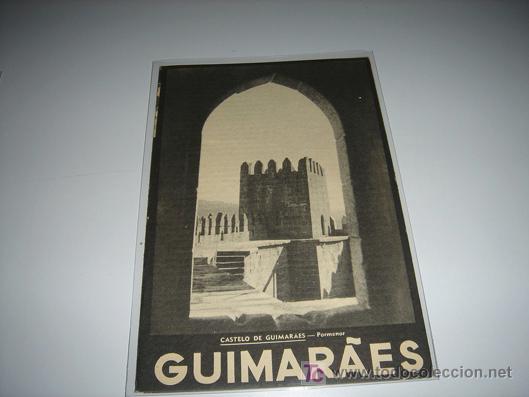 Travel Brochures: folleto de guimaraes acima a&ntilde;os 50