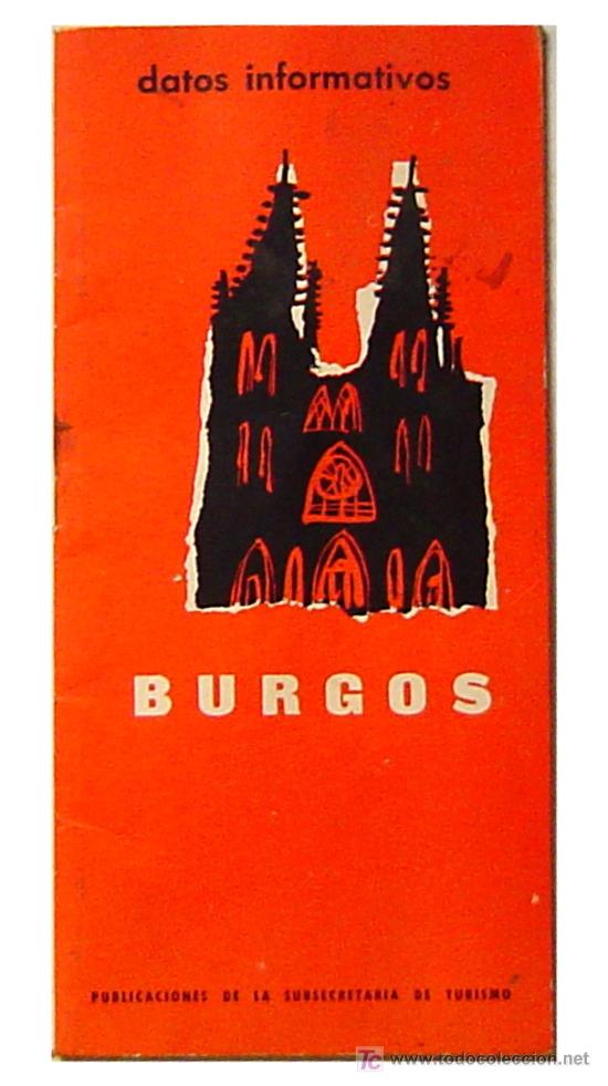 Brochures de tourisme: GUIA DE BURGOS - 1965