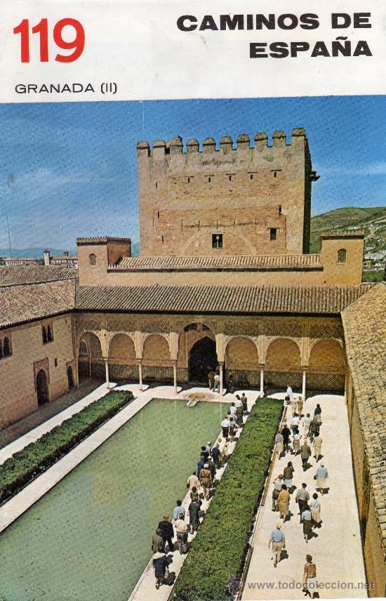 Folletos de turismo: CAMINOS DE ESPA&Ntilde;A,GRANADA ( I I ).CON FOTOGRAFIAS Y PLANO