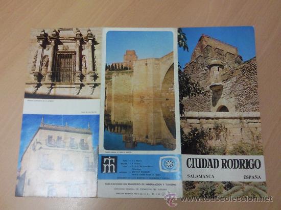 Folletos de turismo: CIUDAD RODRIGO. SALAMANCA. CASTILLA Y LEON