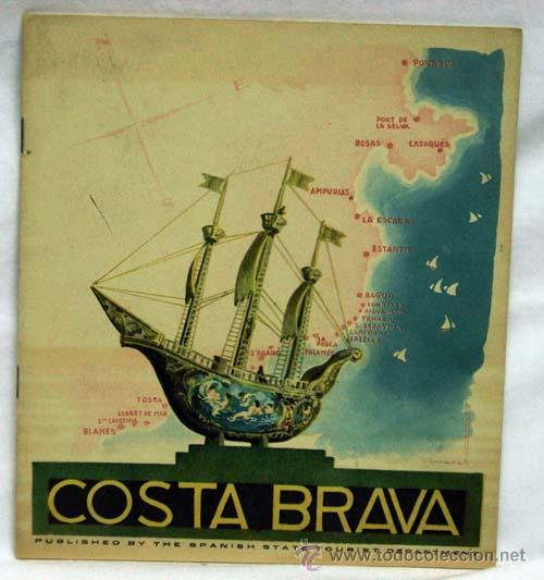 Brochures de tourisme: Costa Brava gu&iacute;a Direcci&oacute;n General de Turismo en ingl&eacute;s