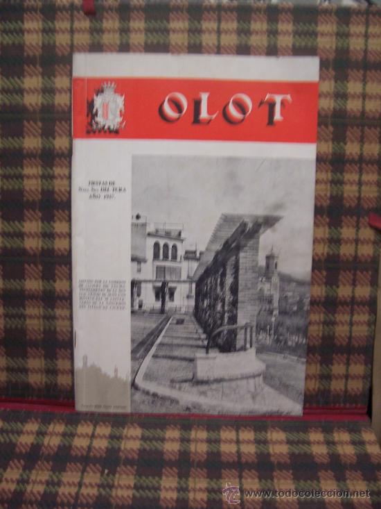 Folletos de turismo: OLOT - 1957  - FIESTAS DE NUESTRA SE&Ntilde;ORA DEL TURA - ILUSTRADO