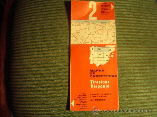 Travel Brochures: Mapa de carreterras Firestone Hispania n&ordm;2