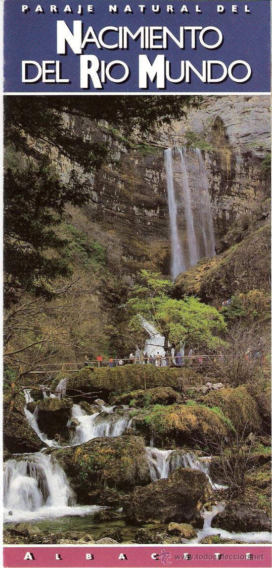 Brochures de tourisme: Paraje Natural del Nacimiento del Rio Mundo. Albacete. Castilla - La Mancha.