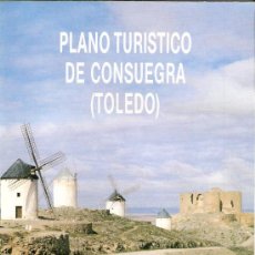 Folletos de turismo: PLANO TURÍSTICO DE CONSUEGRA . - TOLEDO. CASTILLA - LA MANCHA.. Lote 18301349