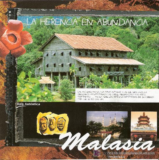 Travel Brochures: Malasia. La herencia en abundancia. Expo Zaragoza 2008.
