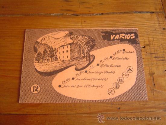 Travel Brochures: Itirenario desde Ja&ccedil;a del Boc hasta Cortalets.