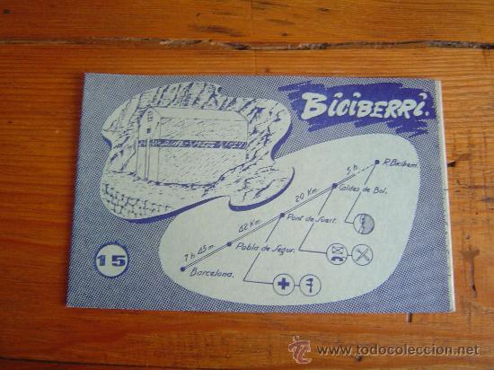 Tourismusbrosch&uuml;ren: Itinerario desde Barcelona hasta refugio Biciberri.
