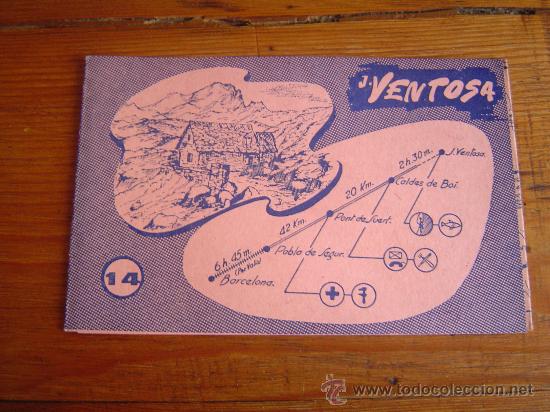 Tourismusbrosch&uuml;ren: Itinerario desde Barcelona hasta refugio Joan Ventosa i Calvell.