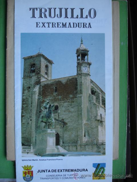 Tourismusbrosch&uuml;ren: TRUJILLO.1964.22.5X11.EN 4 PARTES PLEGADO.FOTOS