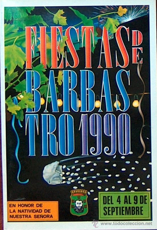 Brochures de tourisme: PROGRAMA OFICIAL DE LAS FIESTAS DE BARBASTRO 1990 15,50 X 23,00, HUESCA, ARAGON