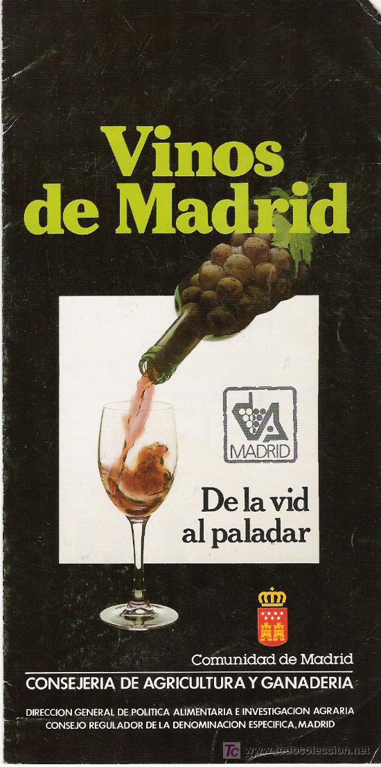Travel Brochures: VINOS DE MADRID - TRIPTICO