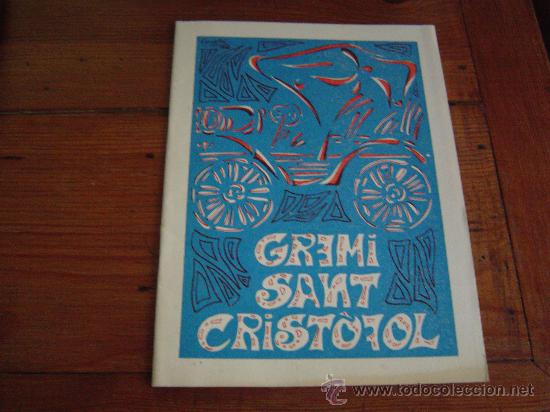 Travel Brochures: Programa Fiesta de San Cristobal, Olesa de Montserrat.