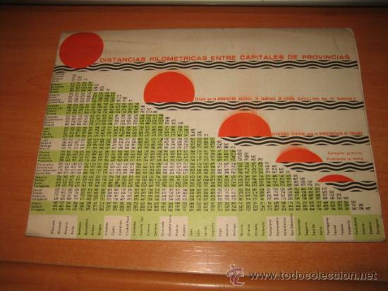 Folletos de turismo: MAPA DE CAMPINGS  ESPA&Ntilde;A 1967 - Foto 2