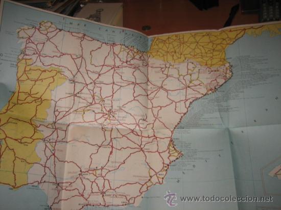 Folletos de turismo: MAPA DE CAMPINGS  ESPA&Ntilde;A 1967 - Foto 3