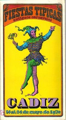 Folletos de turismo: PROGRAMA OFICIAL DEL CARNAVAL DE C&Aacute;DIZ DE 1970 - Foto 1