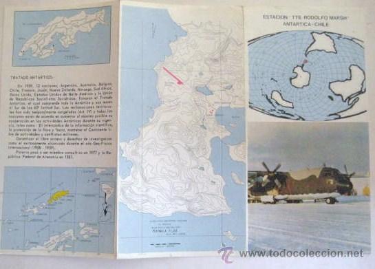Folletos de turismo: FOLLETO INFORMATIVO-TURISTICO ESTACI&Oacute;N ANTARTICA CHILENA. 1982. ENVIO GRATIS&iexcl;&iexcl;&iexcl;