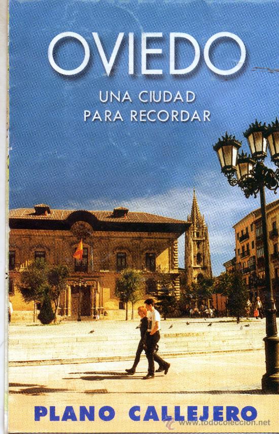 Folletos de turismo: PLANO CALLEJERO DE OVIEDO 48 X 29 CM .EDITADO POR EL AYUNTAMIENTO DE OVIEDO