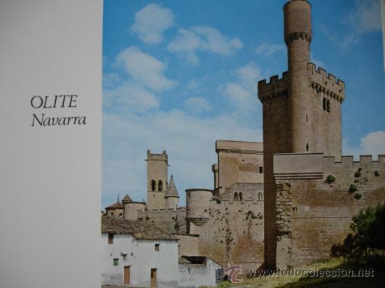 Tourismusbrosch&uuml;ren: OLITE.NAVARRA.CASTILLOS DE ESPA&Ntilde;A.EMYFAR.1969.23.5X16.5