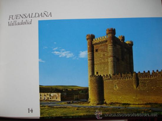 Folhetos de turismo: FUENSALDA&Ntilde;A.VALLADOLID.CASTILLOS DE ESPA&Ntilde;A.EMYFAR.1969.23.5X16.5