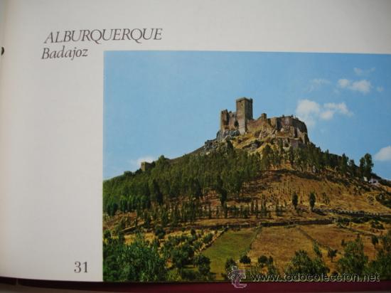Tourismusbrosch&uuml;ren: ALBURQUERQUE,BADAJOZ.CASTILLOS DE ESPA&Ntilde;A.EMYFAR.1969.23.5X16.5