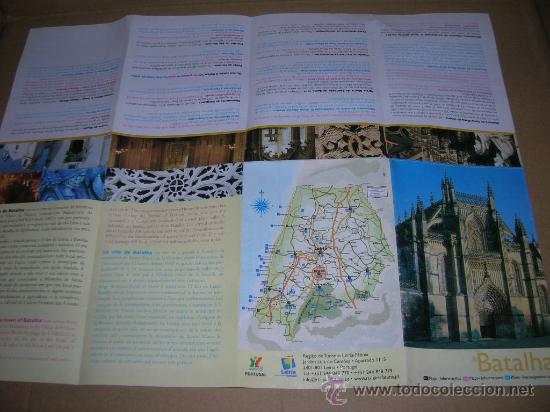 Folletos de turismo: Folleto tur&iacute;stico de Batalha (Portugal). A&ntilde;o ??. Escrito en portugu&eacute;s, ingl&eacute;s y franc&eacute;s.
