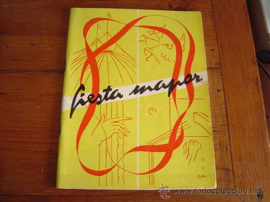 Travel Brochures: Programa Fiesta Mayor de Olesa de Montserrat 1960