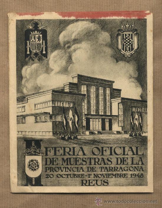 Brochures de tourisme: Folleto II Feria Oficial de Muestras de la provincia de Tarragona / Reus 1948