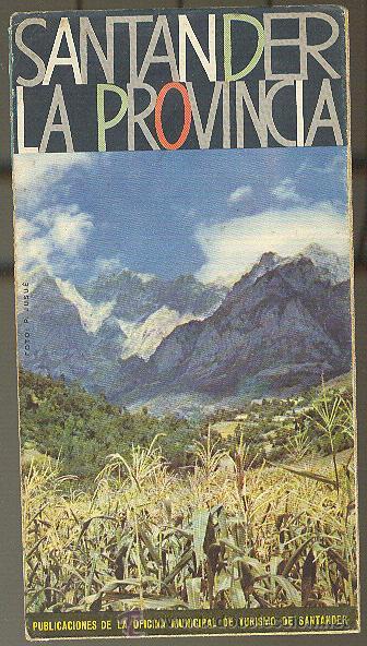 Travel Brochures: Santander, la provincia. Desplegable a&ntilde;os 50