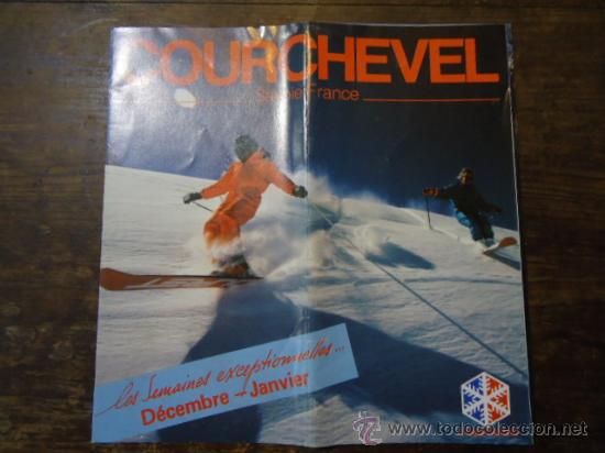 Folletos de turismo: CATALOGO de ESQUI COURCHEVEL TEMP. 86-87  SKI