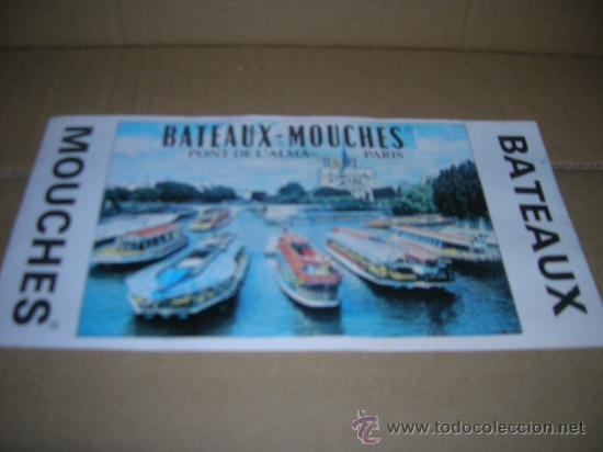 Tourismusbrosch&uuml;ren: Bateaux - Mouches. Pont de L'Alma, Paris.