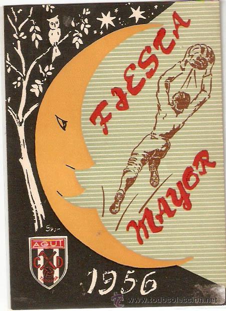 Travel Brochures: TARRASA . Fiesta Mayor 1956. C:D: AGUT. 11 x 15,5 cms. - Vell i Bell