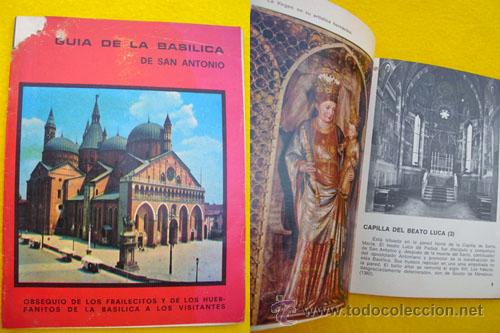 Folletos de turismo: GU&Iacute;A DE LA BAS&Iacute;LICA DE SAN ANTONIO DE PADUA.