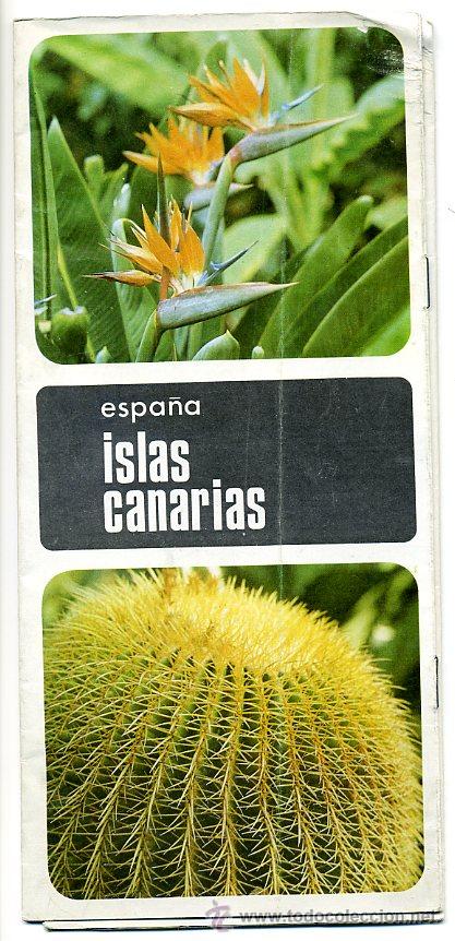 Folletos de turismo: FOLLETO TURISTICO ISLAS CANARIAS - 1968