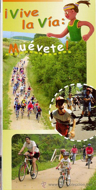 Travel Brochures: FOLLETO - VIAS VERDES - MAPA TREN TURISMO