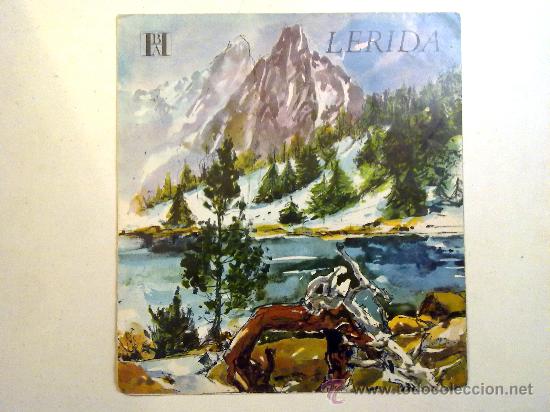 Folhetos de turismo: LERIDA. EDITADO POR EL BANCO HISPANO AMERICANO EN 1968/69. FISA ESCUDO DE ORO