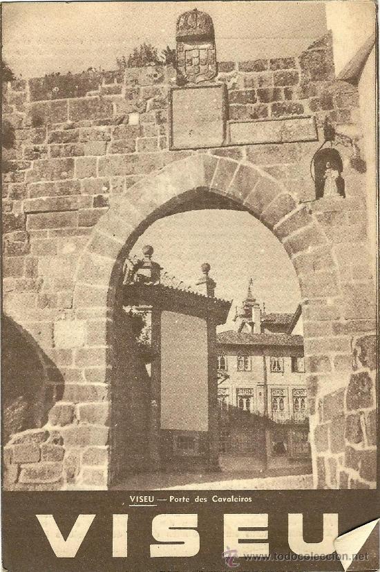 Brochures de tourisme: VISEU, PORTUGAL, TRIPTICO DESPLEGABLE CON FOTOS * ANTIGUO FOLLETO TURISTICO, EN FRANCES