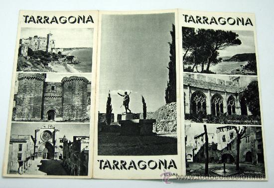 Travel Brochures: Folleto turismo Tarragona Direcci&oacute;n General Turismo a&ntilde;os 40