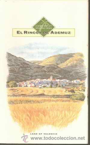 Brochures de tourisme: EL RINC&Oacute;N DE ADEMUZ - LAND OF VALENCIA - (ENGLISH)