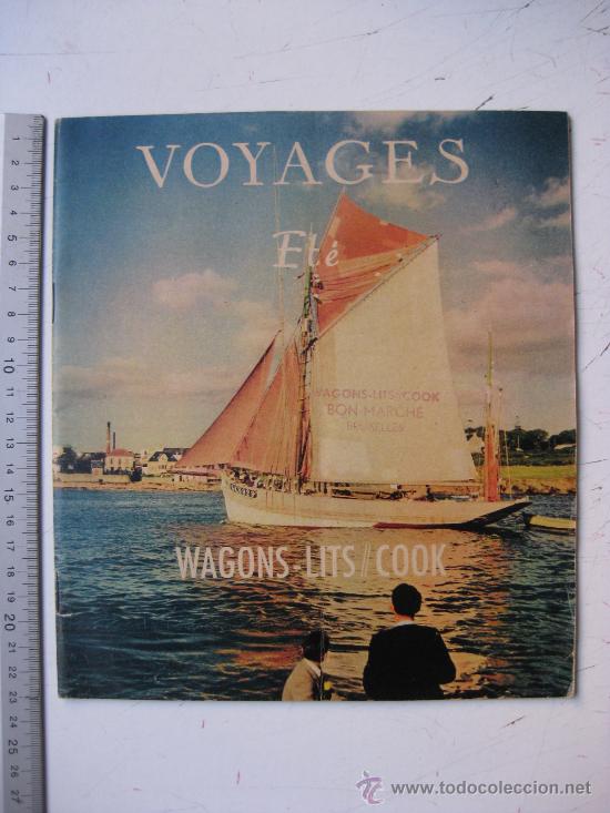 Brochures de tourisme: VOYAGES ET&Eacute; - WAGONS, LITS COOK - BRUSELAS - A&Ntilde;O 1951