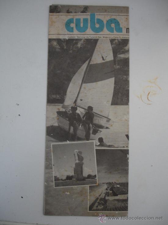 Folletos de turismo: CUBA 1980 - Foto 1