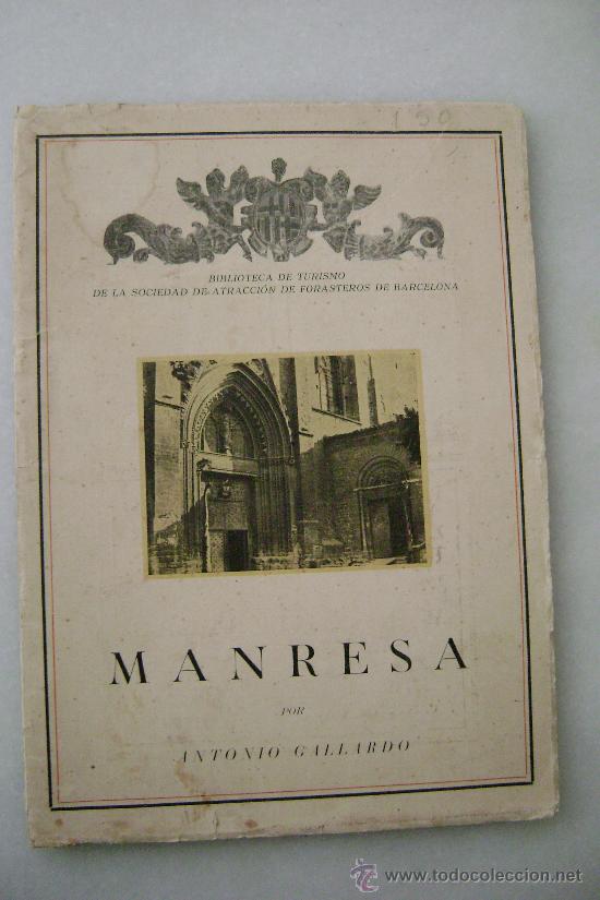 Tourismusbrosch&uuml;ren: MANRESA.1933.BIBLIOTECA DE TURISMO.644