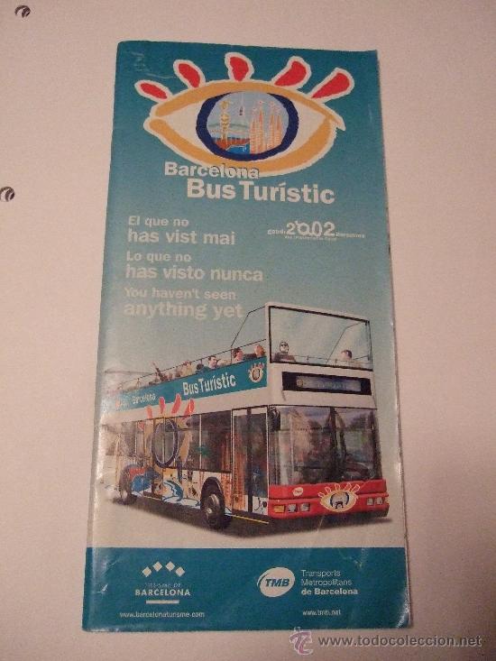 Brochures de tourisme: FOLLETO TURISTICO 2002 - BARCELONA BUS TURISTICO - 68 PAGINAS - 21X10